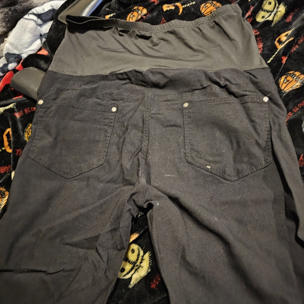 Oh mama black maternity jeans